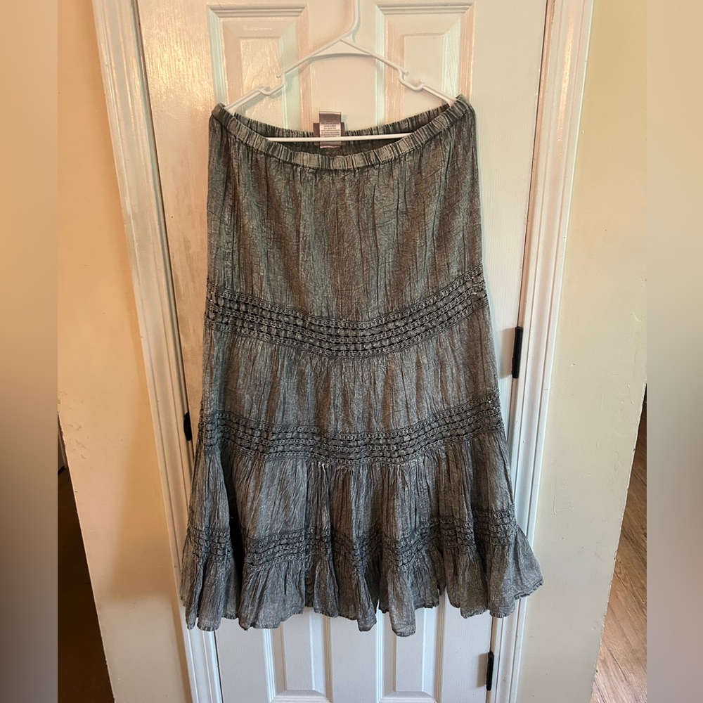 Elegant Gray Women's Skirt